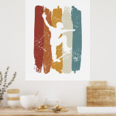 Retro-Vintages Skateboard Poster (Küche)
