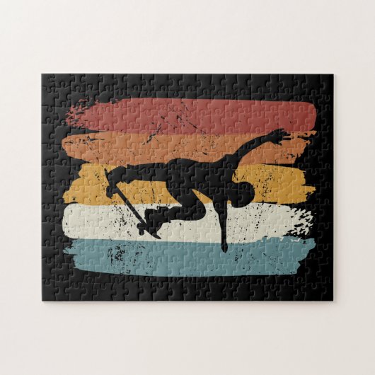 Retro-Vintages Skateboard Puzzle (Horizontal)