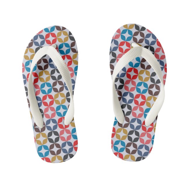 Retro Vintages Sternmuster Kinderbadesandalen (Fußbett)