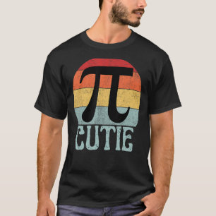 Retro Vintages Symbol Pi Day Math Lehrer Funny Pi T-Shirt