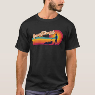 Retro-Vintages Thema für den Bodenhalter T-Shirt