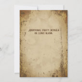 Retro Vintages Ugly Sweater Party Einladung (Rückseite)