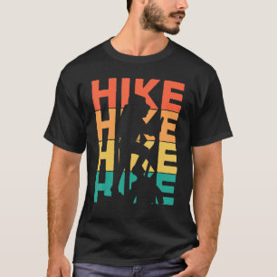 Retro Vintages Wandern für Wanderer & Bergsteiger T-Shirt