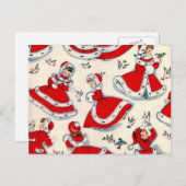 Retro Vintages Weihnachten (Vorne/Hinten)