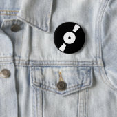 Retro-Vinyl-Datensatz Button (Beispiel)