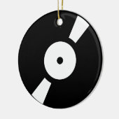 Retro-Vinyl-Datensatz Keramikornament (Links)