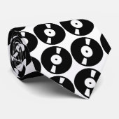 Retro-Vinyl-Datensatz Krawatte (Gerollt)