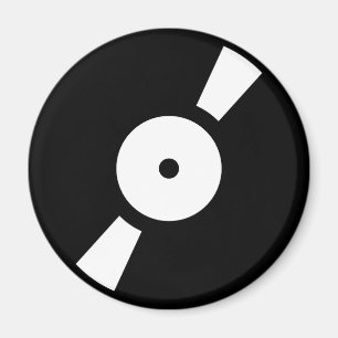 Retro-Vinyl-Datensatz Magnet