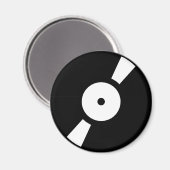 Retro-Vinyl-Datensatz Magnet (Vorderseite/Rückseite)