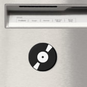 Retro-Vinyl-Datensatz Magnet (In Situ (Geschirrspüler))