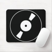 Retro-Vinyl-Datensatz Mousepad (Mit Mouse)