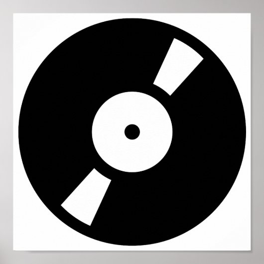 Retro-Vinyl-Datensatz Poster (Vorne)