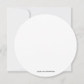 Retro Vinyl Foto Rett-the-Date aufzeichnen Save The Date (Rückseite)