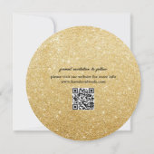 Retro-Vinyl-Foto Save the Date QR-Code (Rückseite)