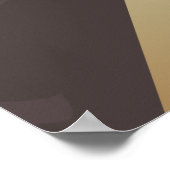 Retro Vinyl Music Collection Poster (Ecke)