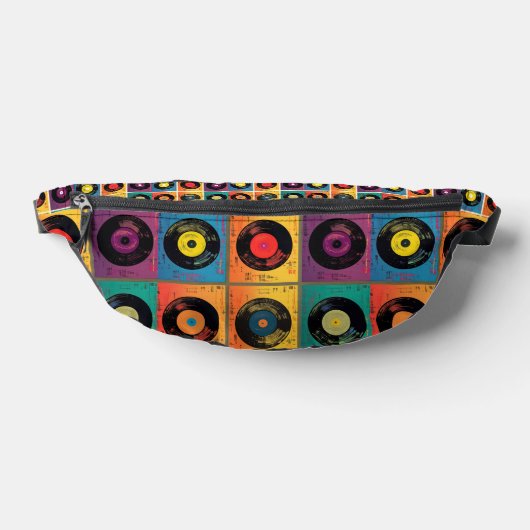 Retro Vinyl Record Album 60er 70er Bauchtasche (Ablage )