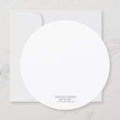 Retro Vinyl Record Brautparty Einladung (Rückseite)