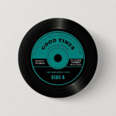 Retro-Vinyl-Record-Button-Taste Button (Vorderseite)