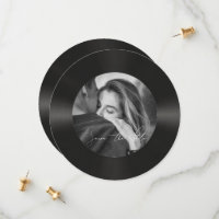 Retro Vinyl Record Foto Hochzeit