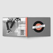 Retro Vinyl Record Guest Book Gästebuch (Voll)