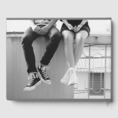 Retro Vinyl Record Guest Book Gästebuch (Rückseite)