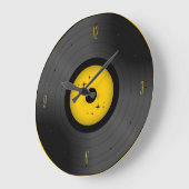 Retro Vinyl Record (Jegliche Farbe) Wall Clock Große Wanduhr (Winkel)