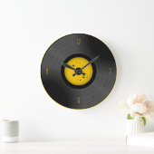 Retro Vinyl Record (Jegliche Farbe) Wall Clock Große Wanduhr (Zuhause)