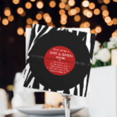Retro Vinyl Record l Modern Wedding Einladung