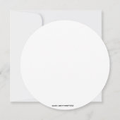 Retro Vinyl Record | Moderner Chic Abschluss Einla Einladung (Rückseite)