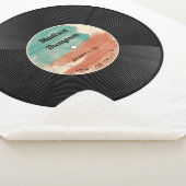 Retro Vinyl Record Music Baby Birth Record Stats Sherpadecke (3/4)