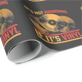 Retro Vinyl Record Music Electro Turntable DJ Geschenkpapier (Rolleneckpunkt)