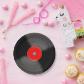 Retro Vinyl Record Party 1950er-Jahre Music Paper  Pappteller (Party)