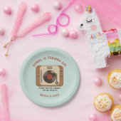 Retro Vinyl Record Player 60th Birthday  Pappteller (Party)