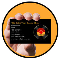 Retro Vinyl Record Store 45 RPM Thema