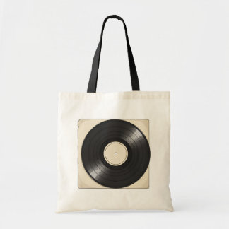 Retro Vinyl Record Tote Bag Tragetasche