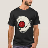 Retro Vinyl Record Turntable Design T-Shirt (Vorderseite)