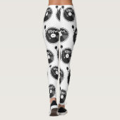 Retro Vinyl Record-Turntable Leggings (Rückseite)