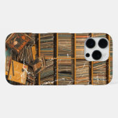 Retro-Vinyl-Sammler-DJ-Geschenk iPhone Hülle (Rückseite (Horizontal))