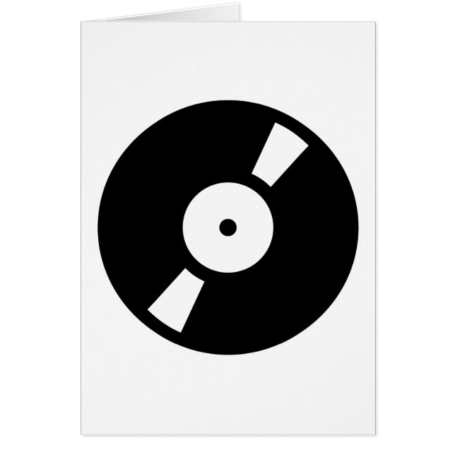 Retro-Vinyl-Schallplatte (Vorne)