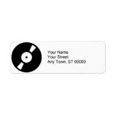 Retro-Vinyl-Schallplatte (Vorne)