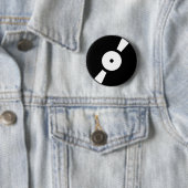 Retro-Vinyl-Schallplatte Button (Beispiel)