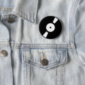 Retro-Vinyl-Schallplatte Button (Beispiel)