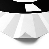 Retro-Vinyl-Schallplatte Poster (Ecke)