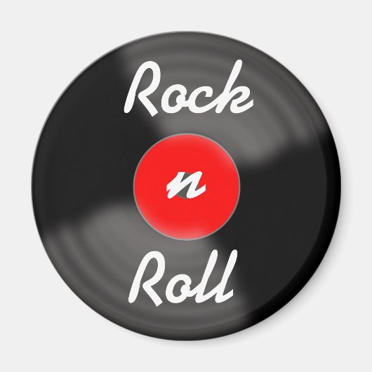 Retro-Vinyl-Schallplatten-Magnet-Geschenk Magnet (Vorne)