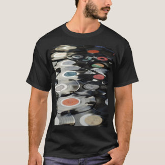 Retro-Vinyl-Schallplattensammlung-T-Shirt - Vintag T-Shirt
