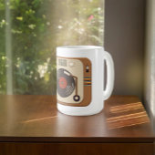 Retro Vinyl Turntable Tasse