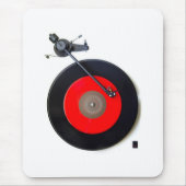 Retro VinylTurntable Mousepad Mousemat (Vorne)