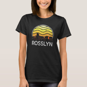 Retro Virginia Rosslyn Besucher Skyline Vintag T-Shirt