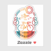 Retro Virginia Strampler Ristorante della Carrà Aufkleber (Blatt)