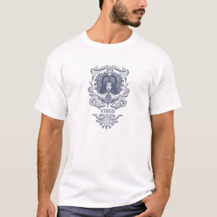 Retro Virgo Zodiac Geburtstag Vintages Virgo-Zeich T-Shirt